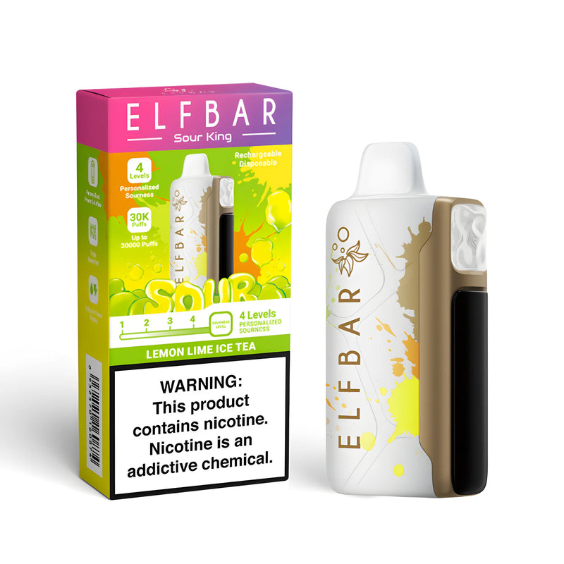 ELF BAR Sour King 40000 Lemon Lime Ice Tea 5% - product photo