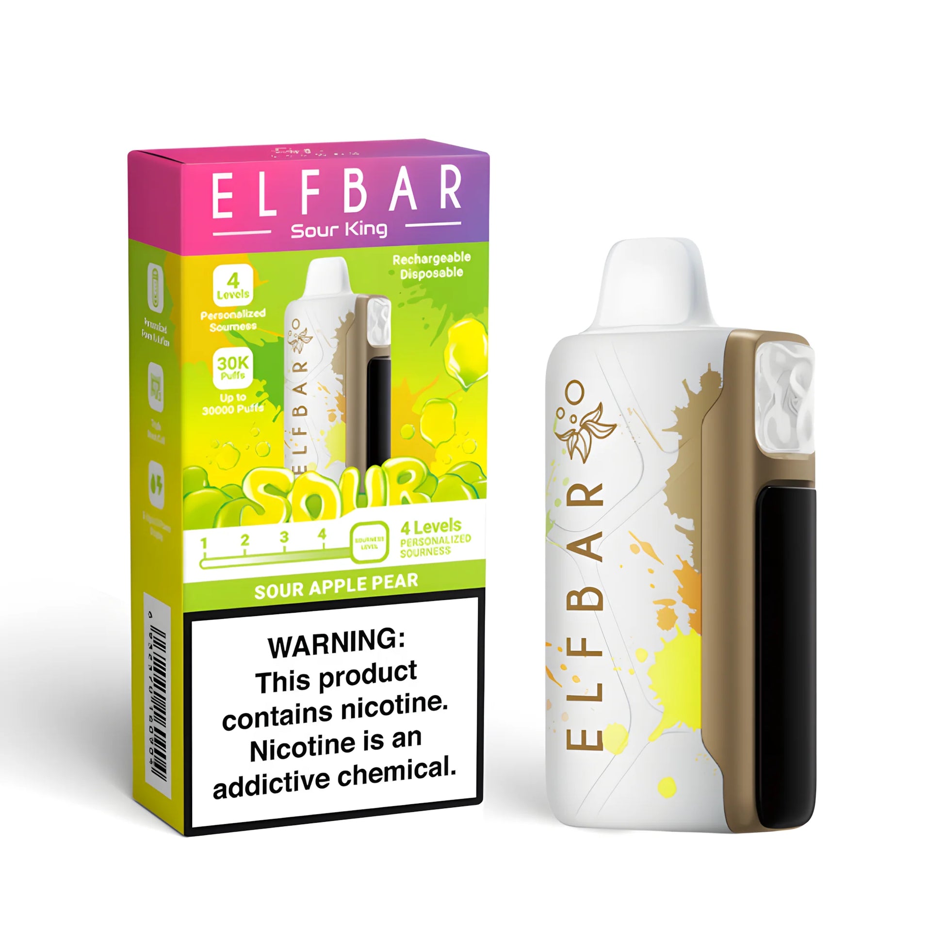 ELF BAR Sour King 40000 Sour Apple Pear 5% - product photo