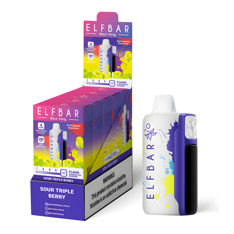 ELF BAR Sour King 40000 Sour Triple Berry 5% - packaging
