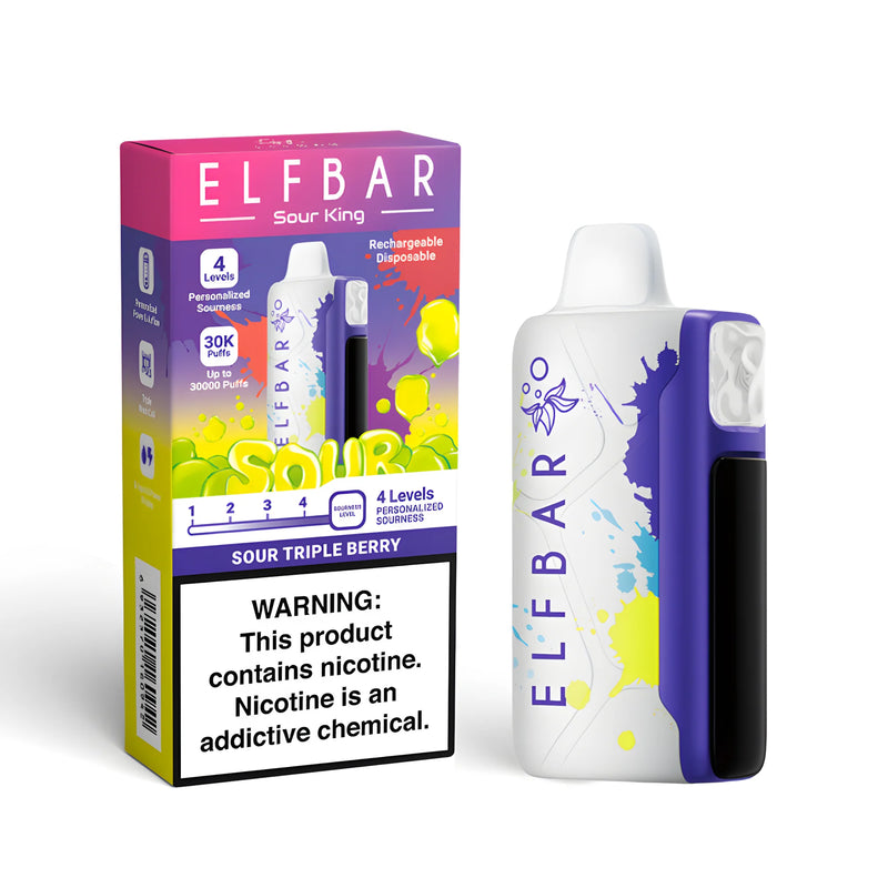 ELF BAR Sour King 40000 Sour Triple Berry 5% - product photo
