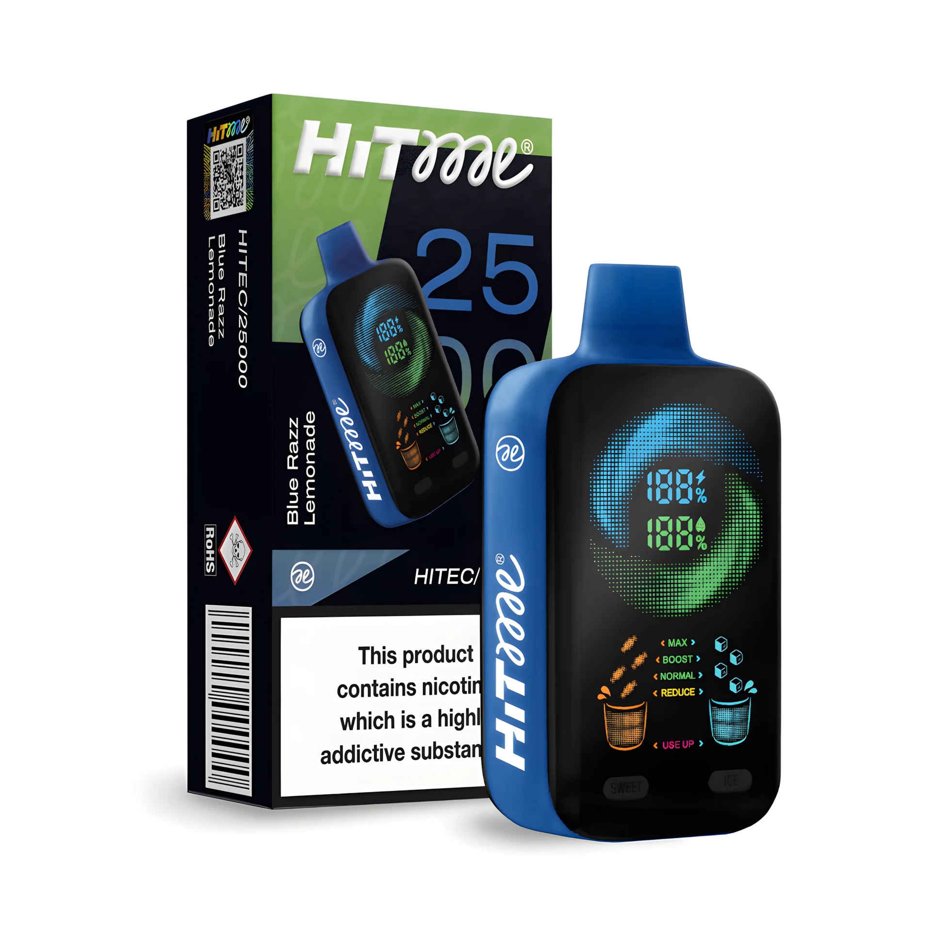 HITME HITEC 25000 Blue Razz Lemonade 5% - product photo
