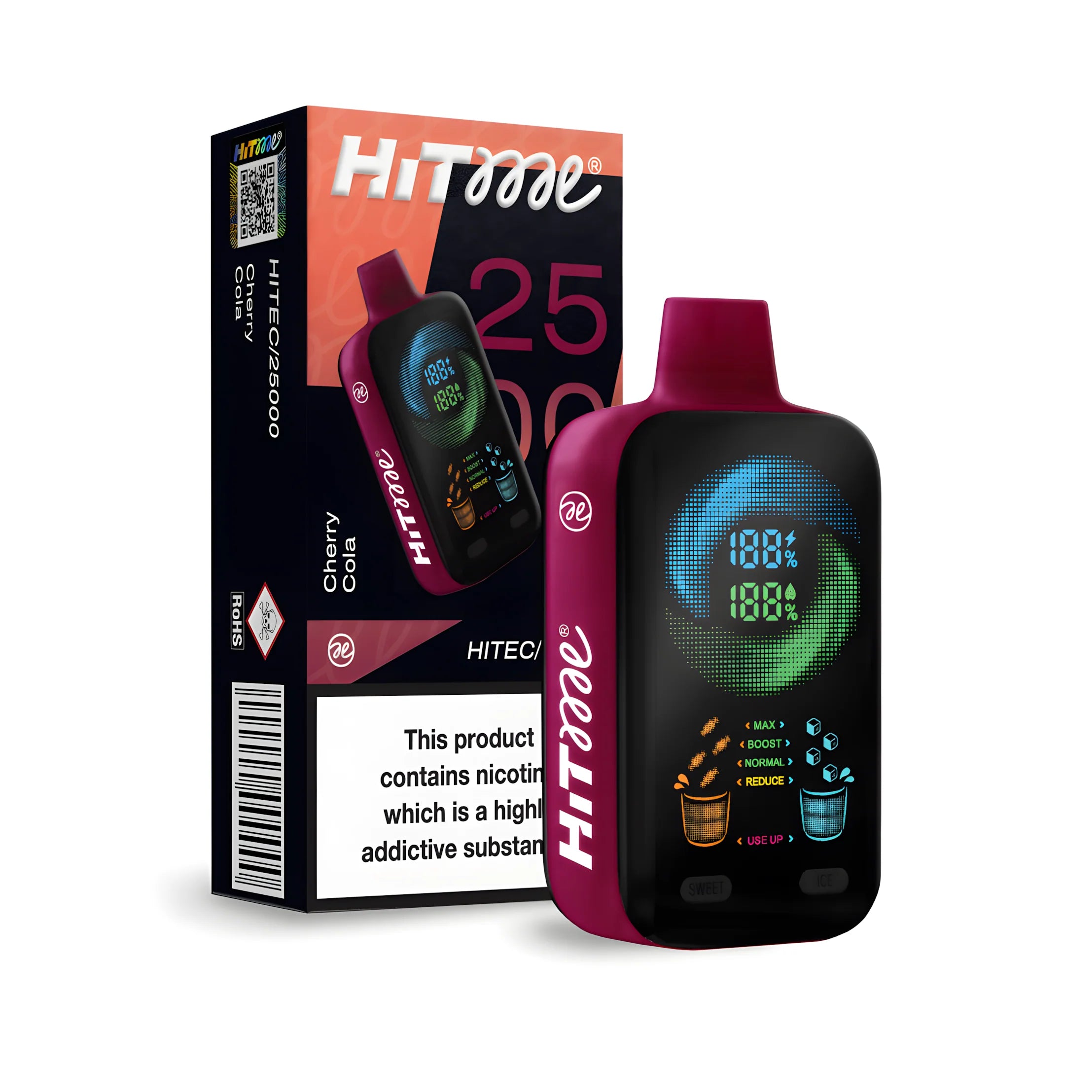 HITME HITEC 25000 Cherry Cola 5% - product photo