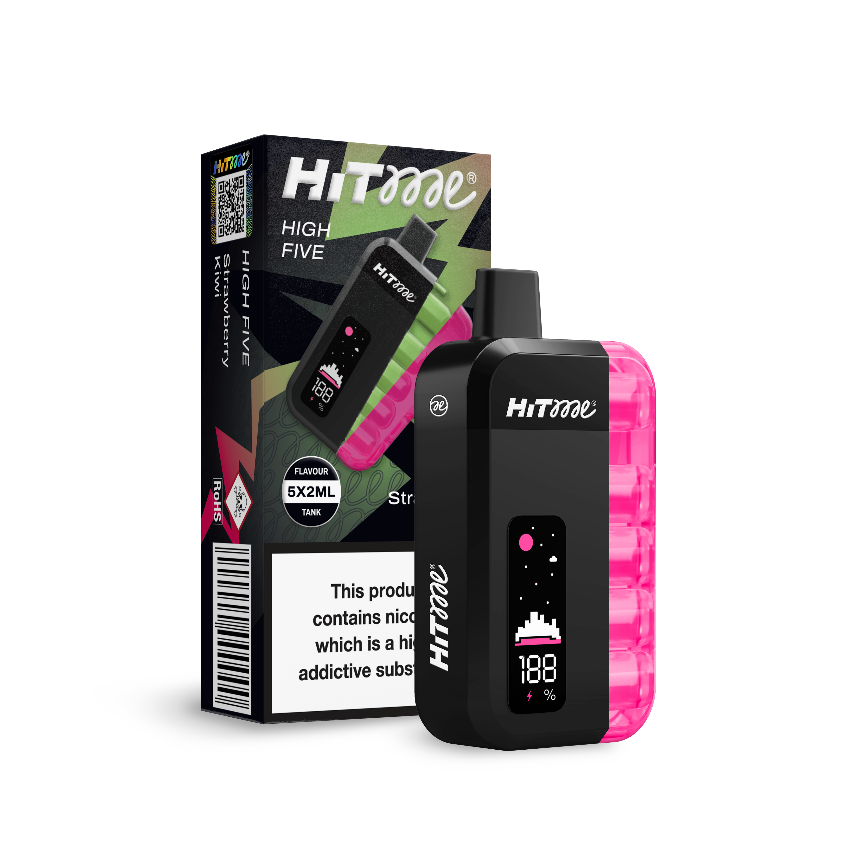 HITME HIGHFIVE KIT Strawberry Kiwi 2% Nicotine
