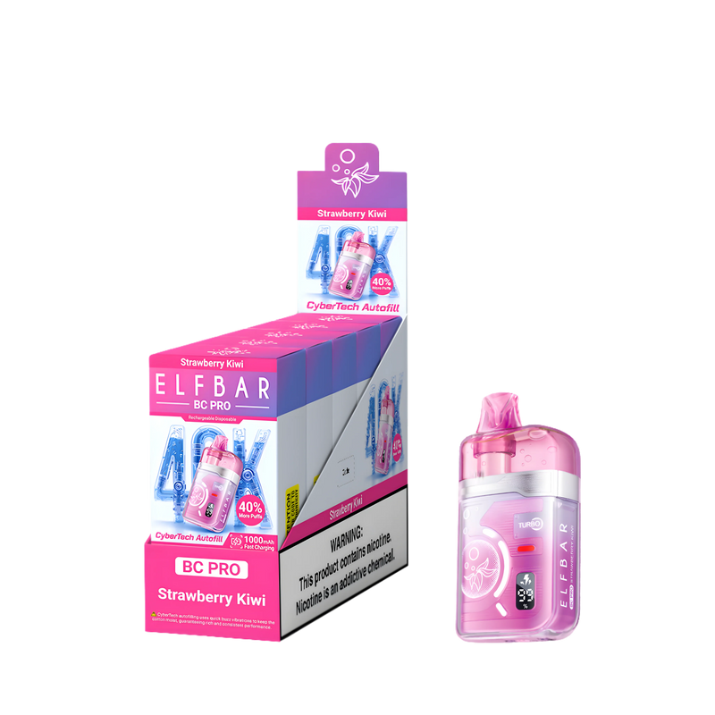 Elf Bar BC40000 Pro Strawberry Kiwi 5% - packaging