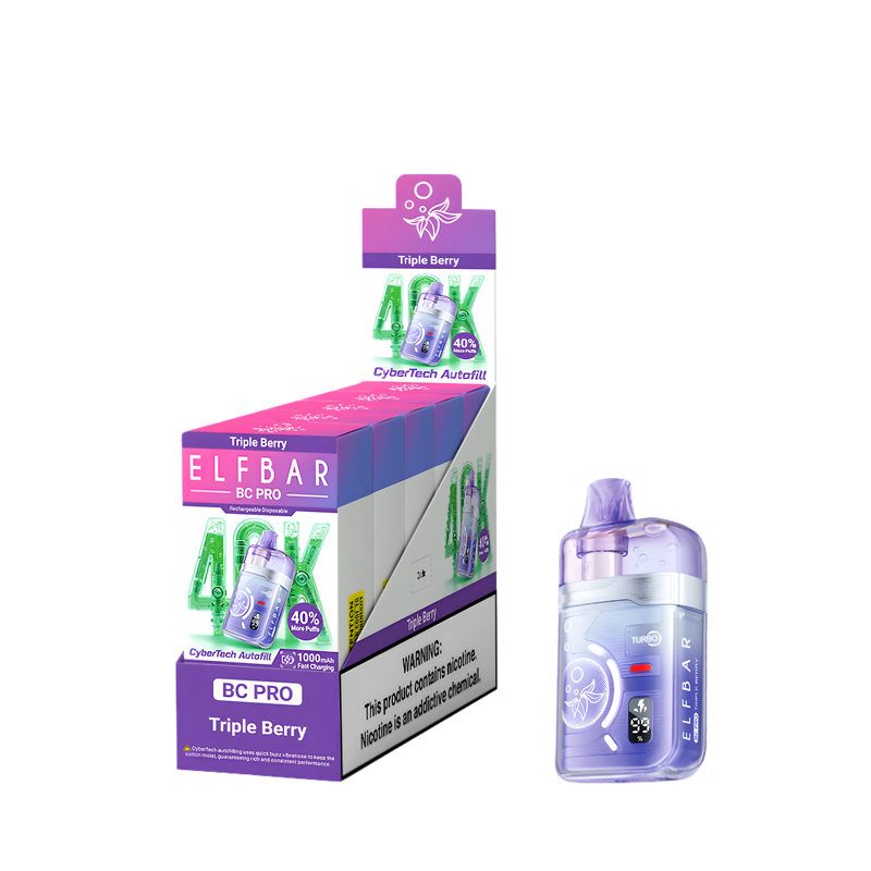 Elf Bar BC40000 Pro Triple Berry 5% - packaging