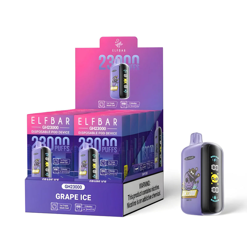 Elf Bar GH23000 Grape Ice 5% - packaging