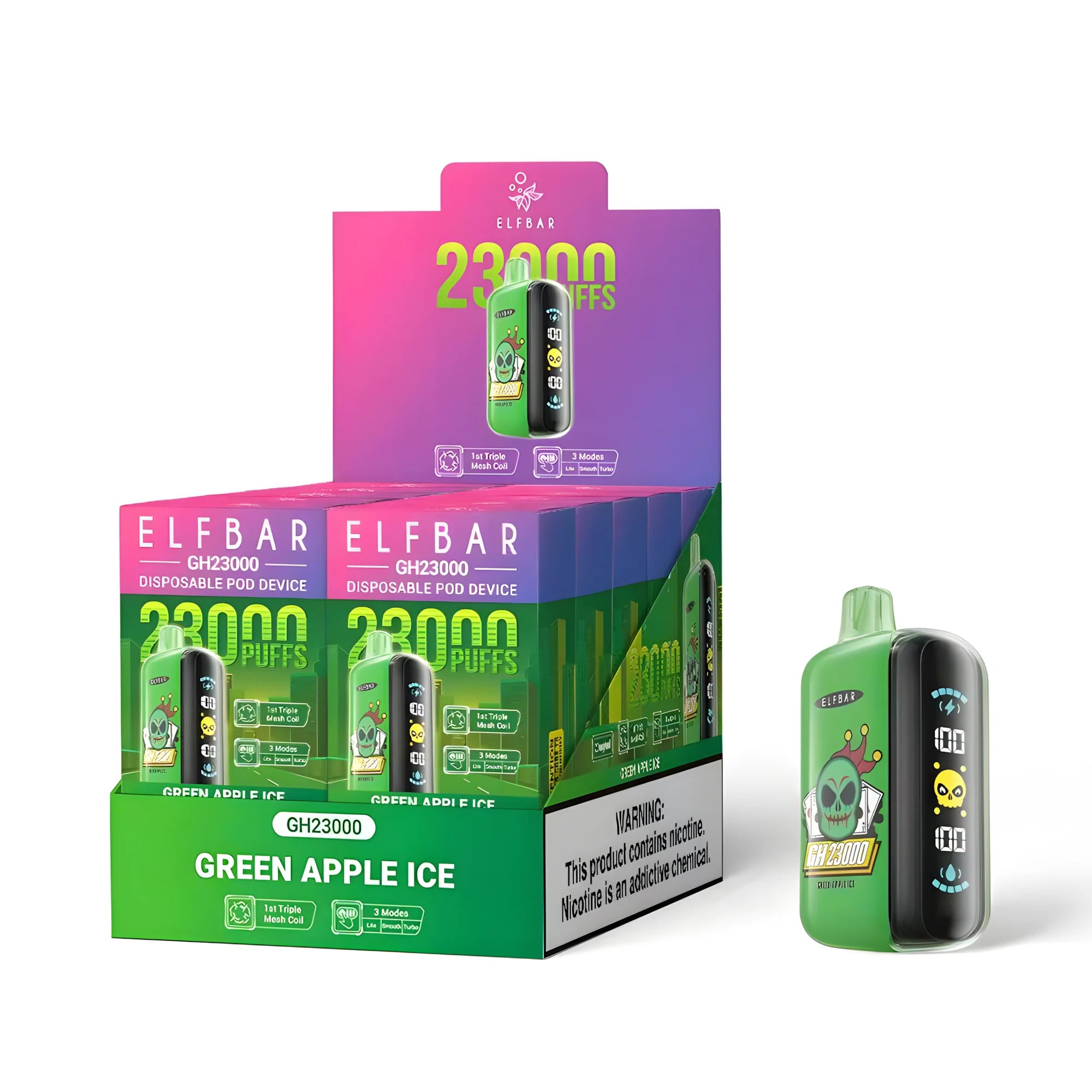 GH23000 Green Apple Ice 5% - packaging