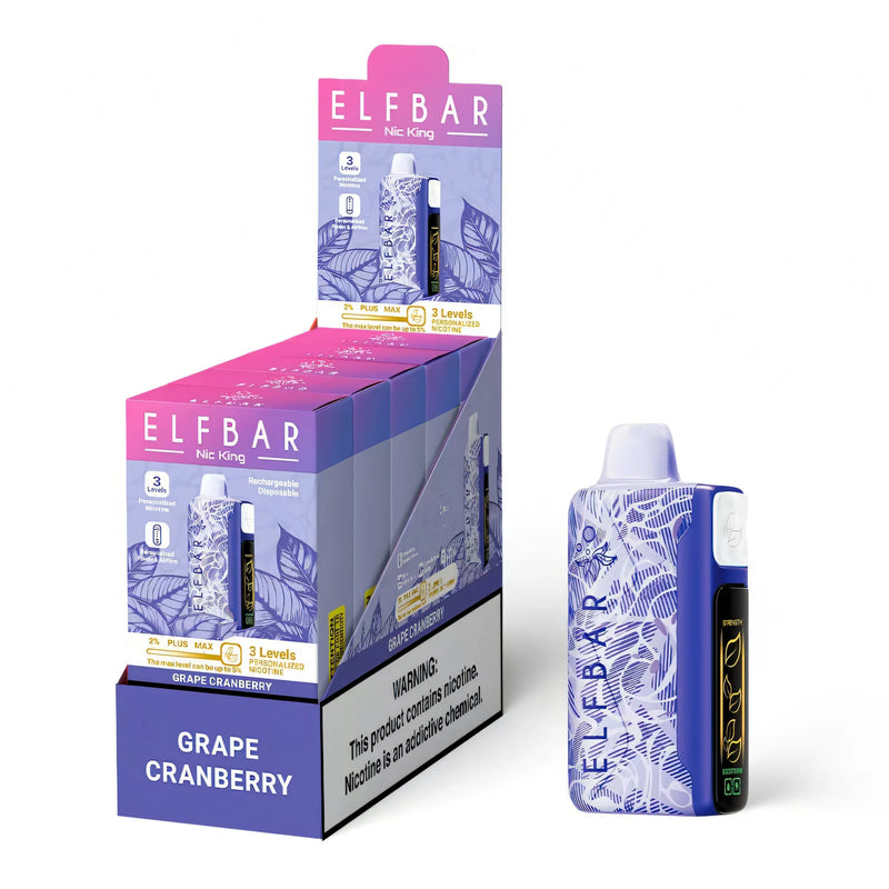ELF BAR Nicotine King 40000 Grape Cranberry - product photo