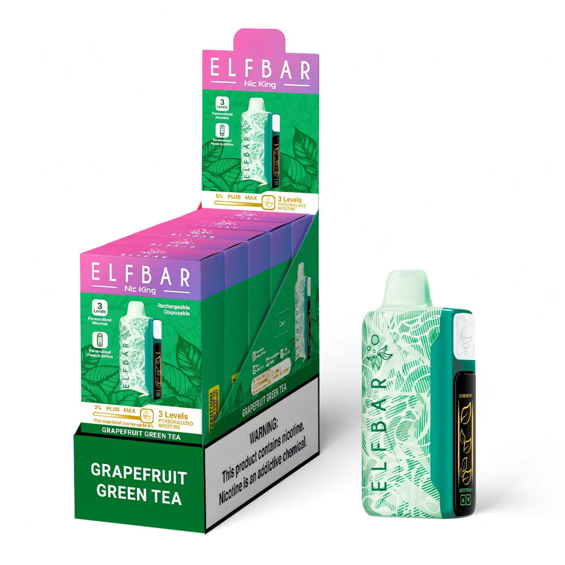 ELF BAR Nicotine King 40000 Grapefruit Green Tea - product photo