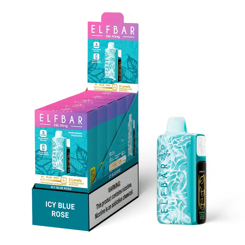 ELF BAR Nicotine King 40000 Icy Blue Rose - product photo