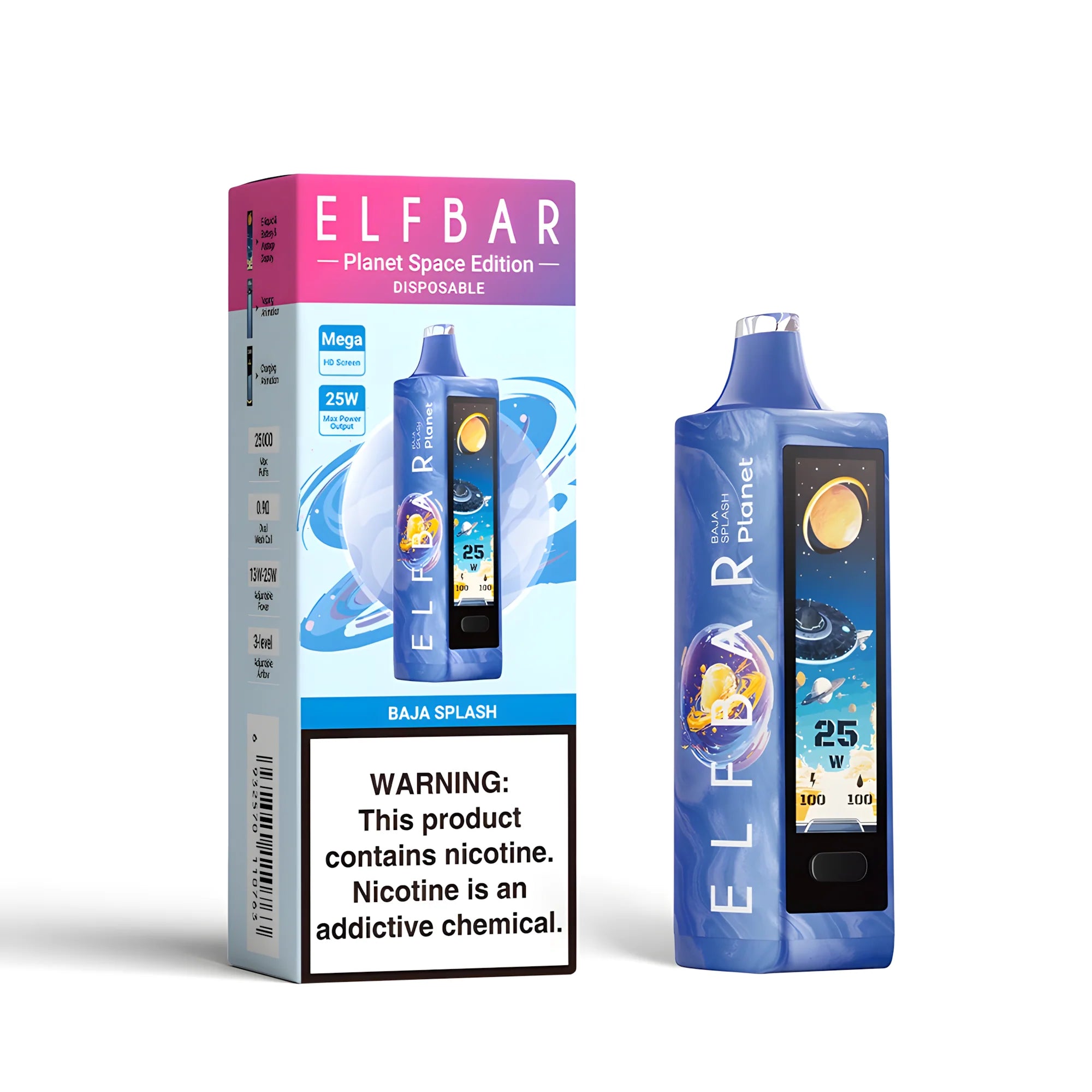 ELF BAR Planet 25000 | HD Display, 1225W Power (18+) Vapeglobalstore.com ELF BAR Planet 25000 | HD Display, 1225W Power (18+) Vapeglobalstore.com