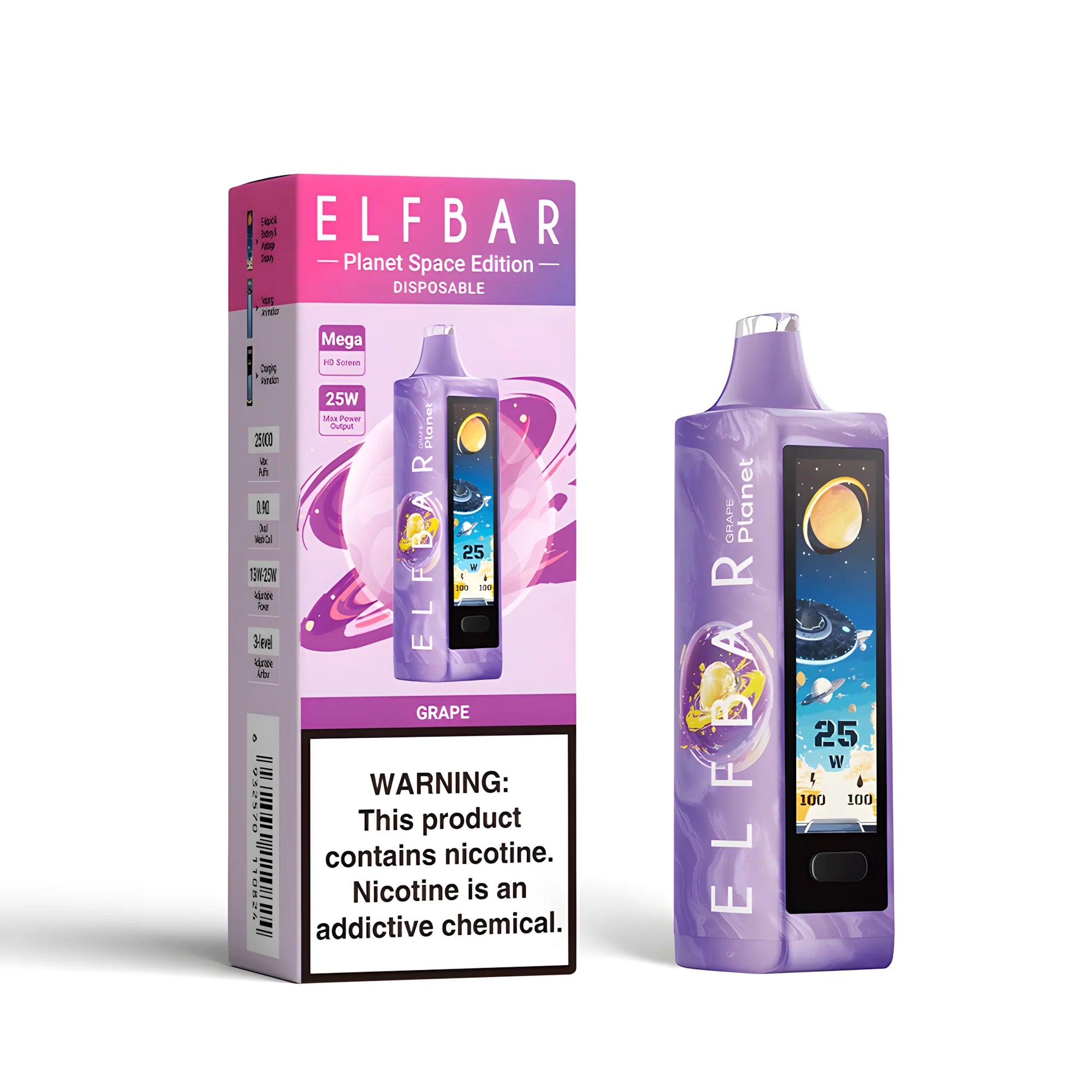 ELF BAR Planet 25000 Grape 5% - product photo