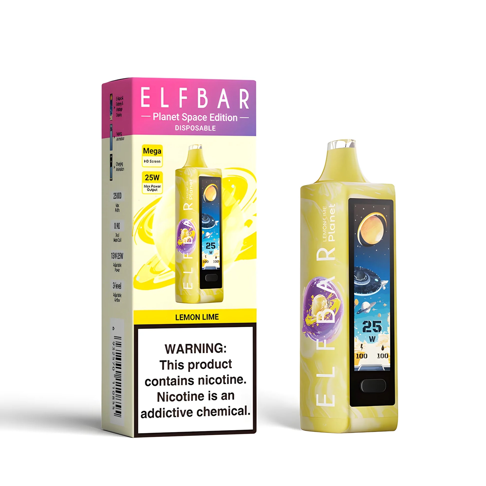 ELF BAR Planet 25000 Lemon Lime 5% - product photo