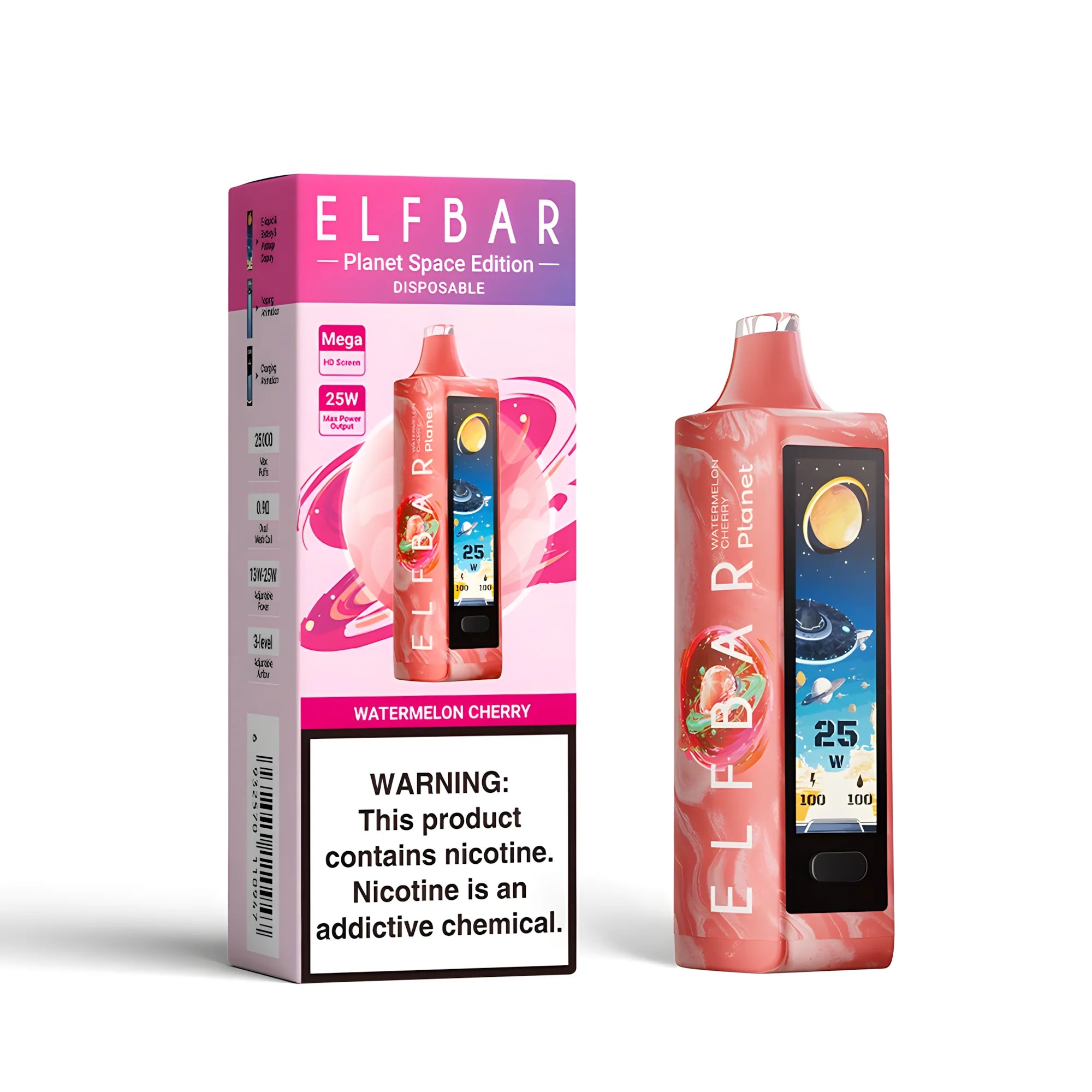ELF BAR Planet 25000 Watermelon Cherry 5% - product photo