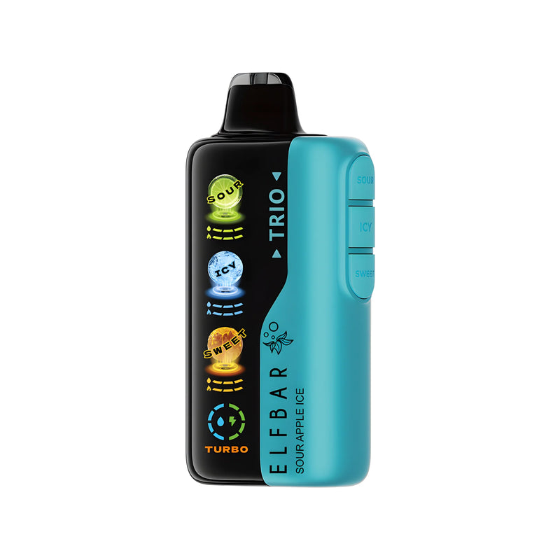 ELF BAR Trio 40000 Sour Apple Ice 5% nicotine - vape device