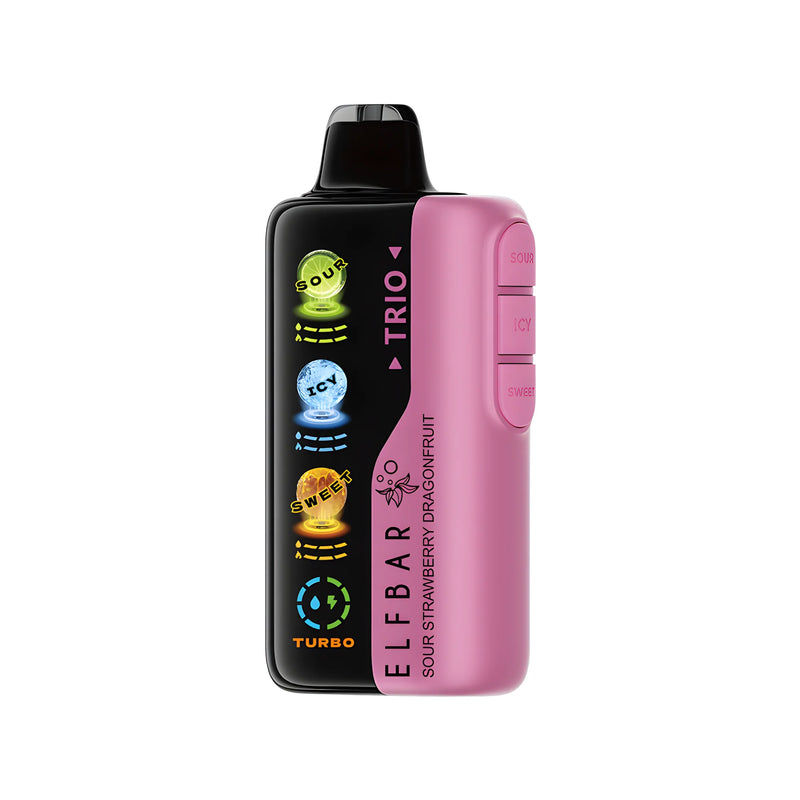 ELF BAR Trio 40000 Sour Strawberry Dragonfruit 5% nicotine - vape device