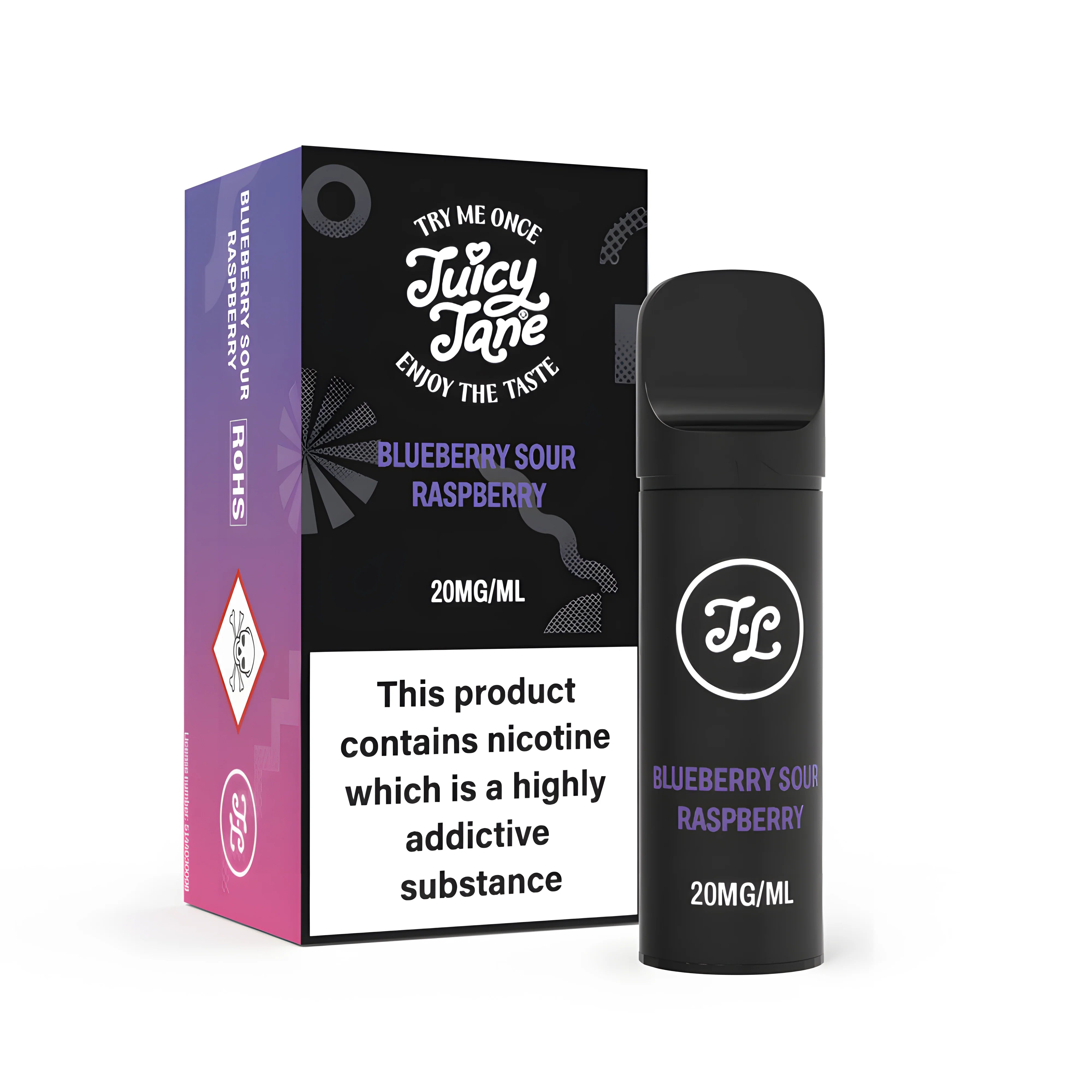 Juicy Jane Pod Blueberry Sour Raspberry 2% - product photo