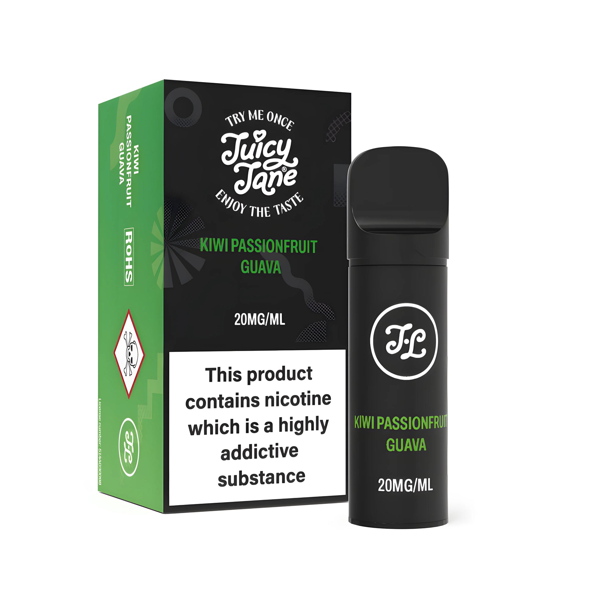 Juicy Jane Pod Kiwi Passionfruit Guava 2% - product photo