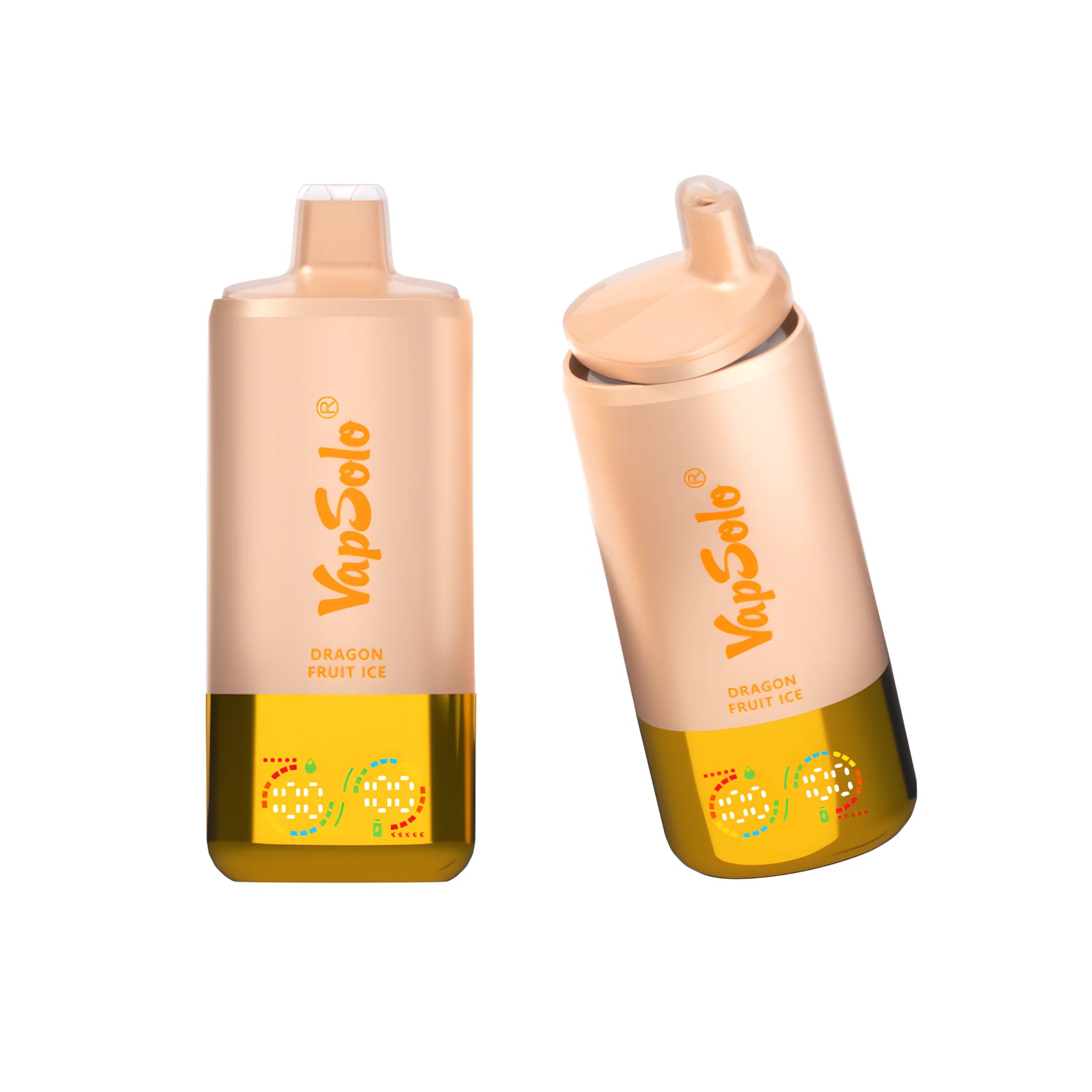 VAPSOLO TRIPLE PRO 60000 Peach Ice & Dragon Fruit Ice & Mix Fruit 5% – termékfotó