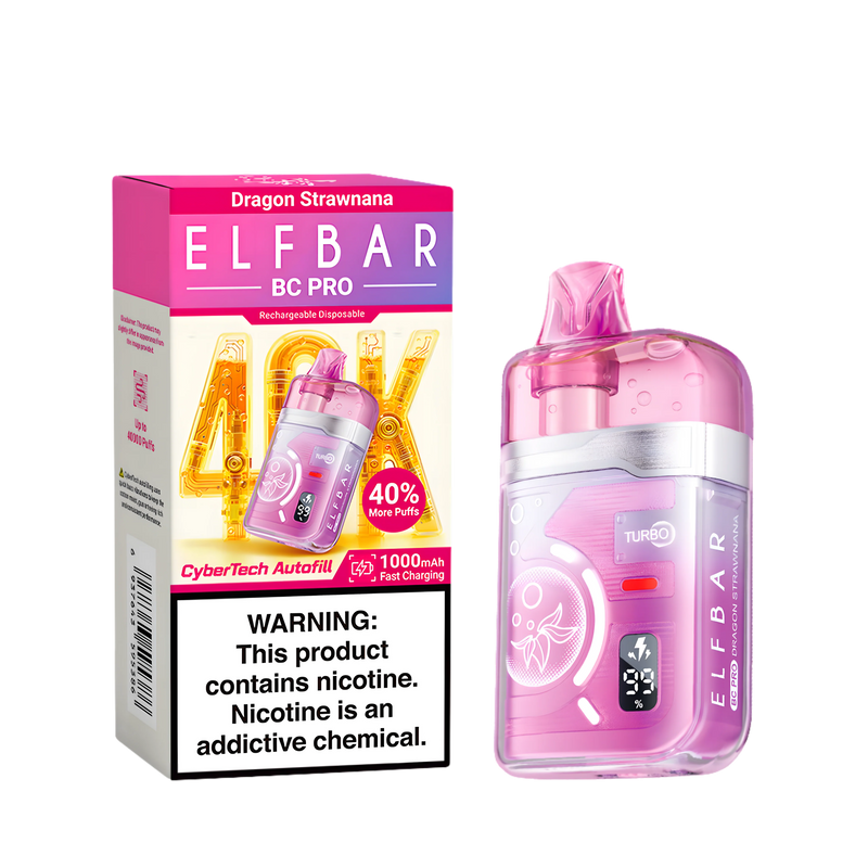 Elf Bar BC40000 Pro Dragon Strawnana 5% - product photo