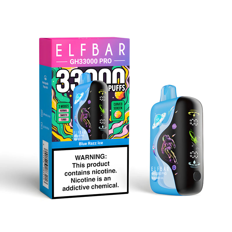 ELF BAR GH33000 PRO Blue Razz Ice 5% - product photo