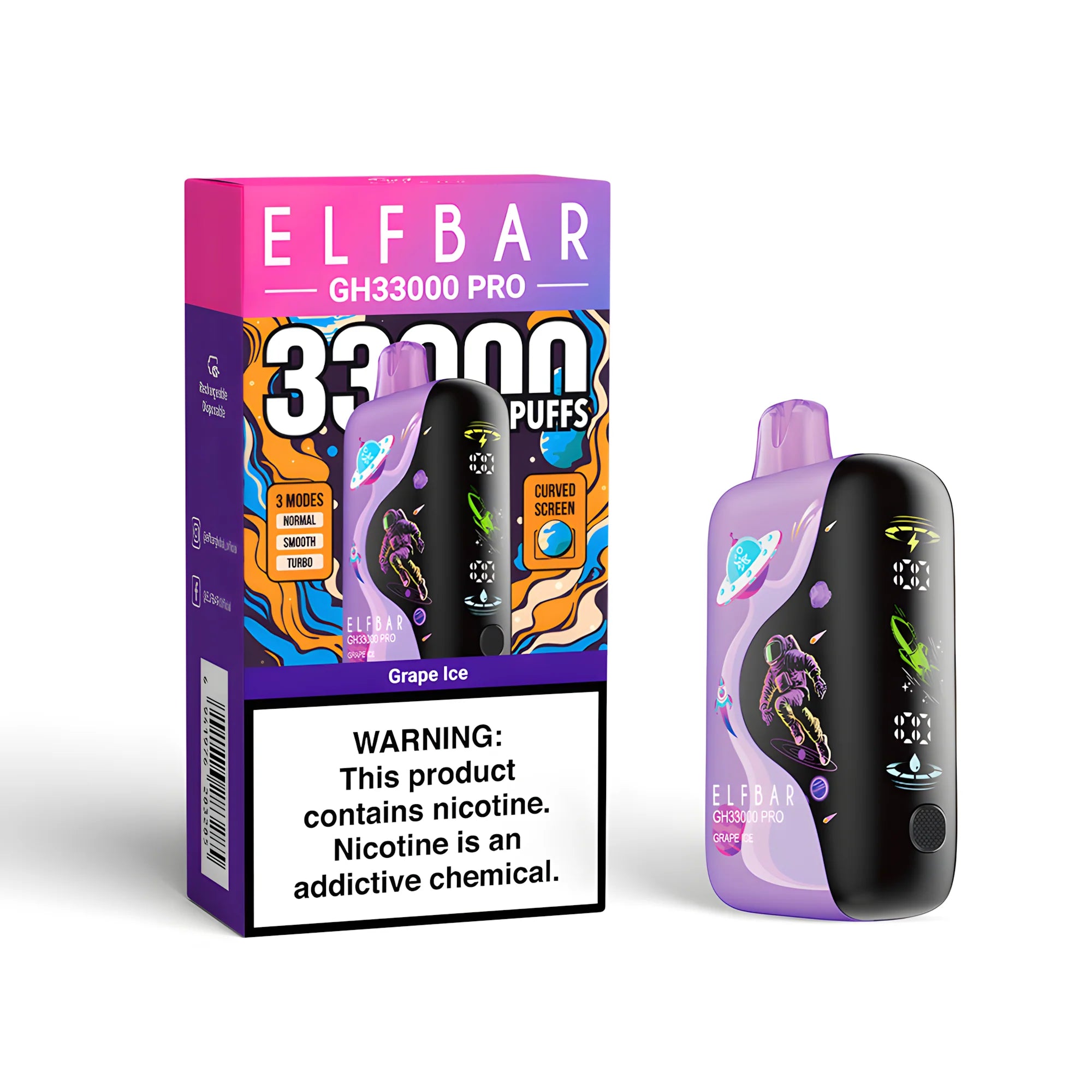 ELF BAR GH33000 PRO Grape Ice 5% - product photo