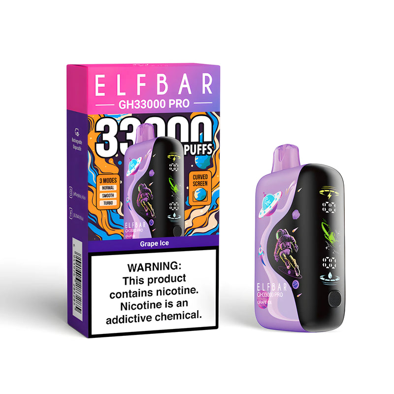 ELF BAR GH33000 PRO Grape Ice 5% - product photo