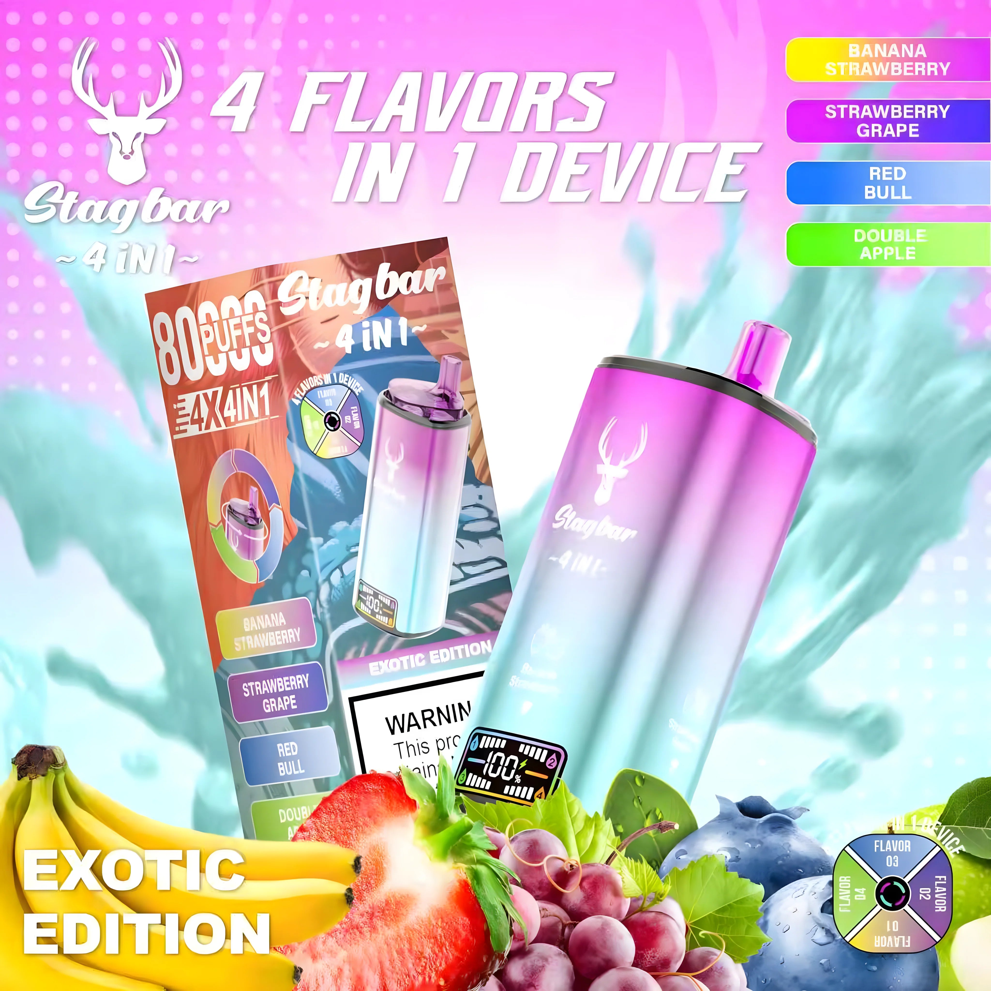 STAGBAR 4in1 Exotic Edition 5% Nicotine