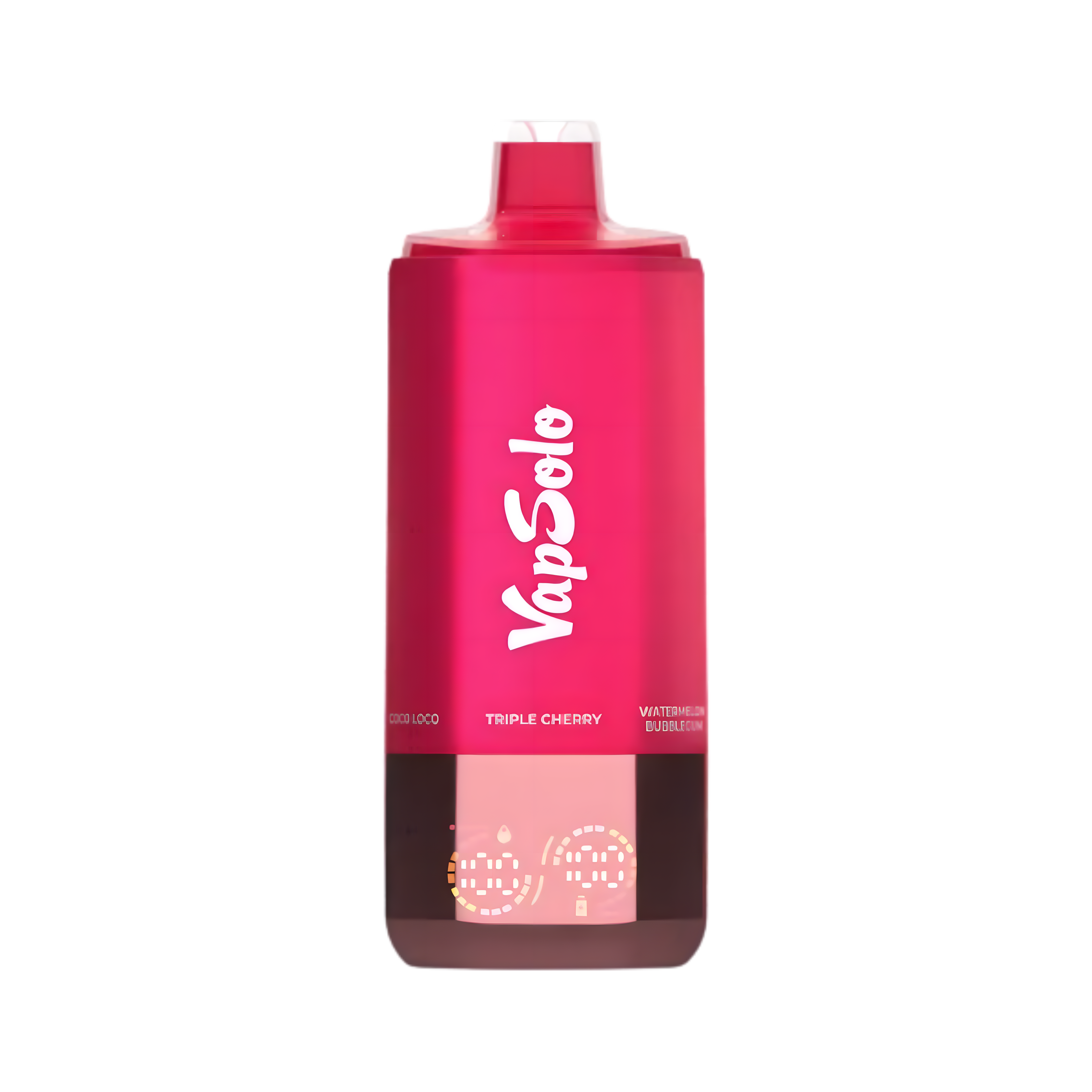 VAPSOLO SIXER Triple Cherry & Watermelon Bubblegum & Juicy Peach Ice & Grapefruit Refresher & Love 66 & Coco Loco 5% Nicotine