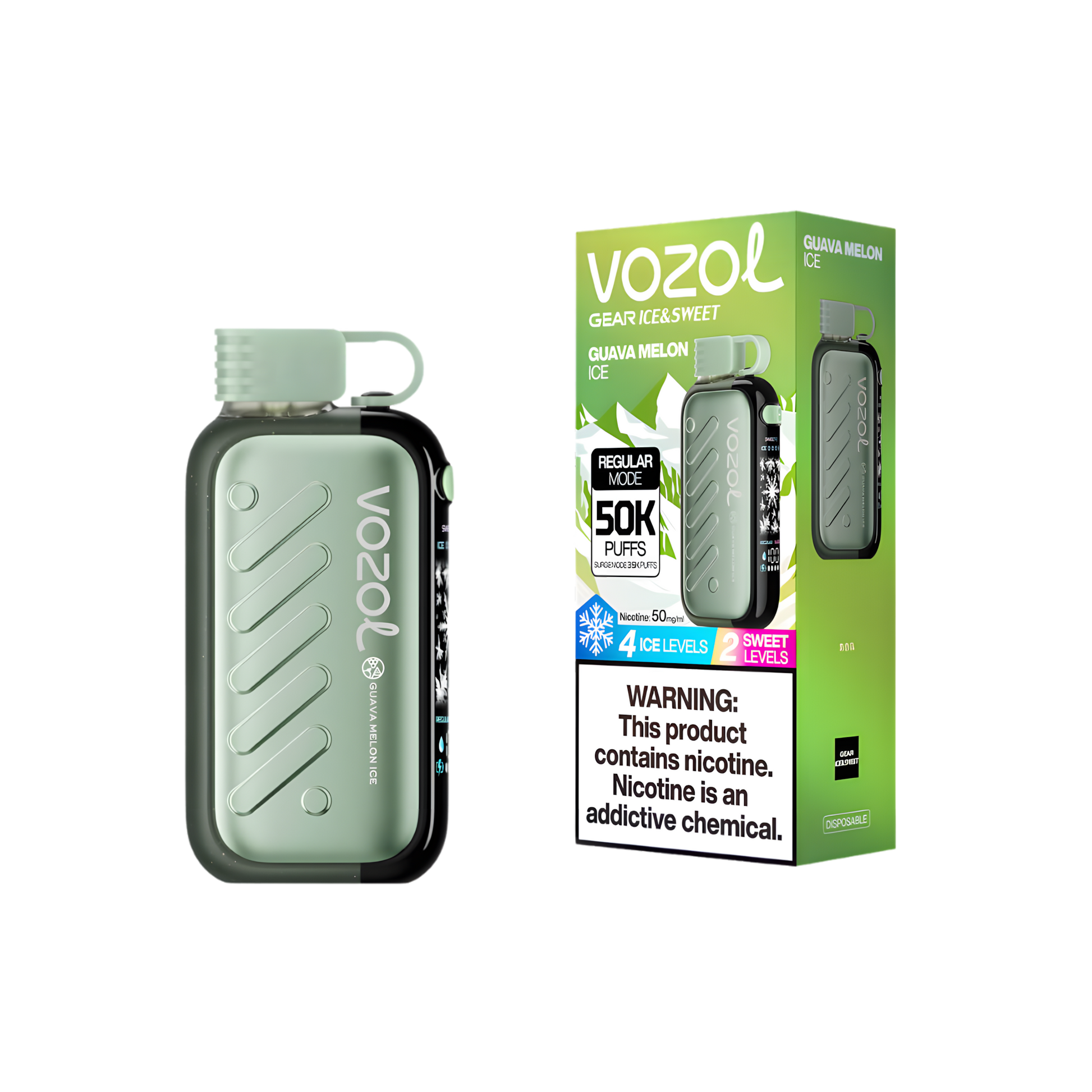 vozol-gear-50-guava-melon-ice - product photo