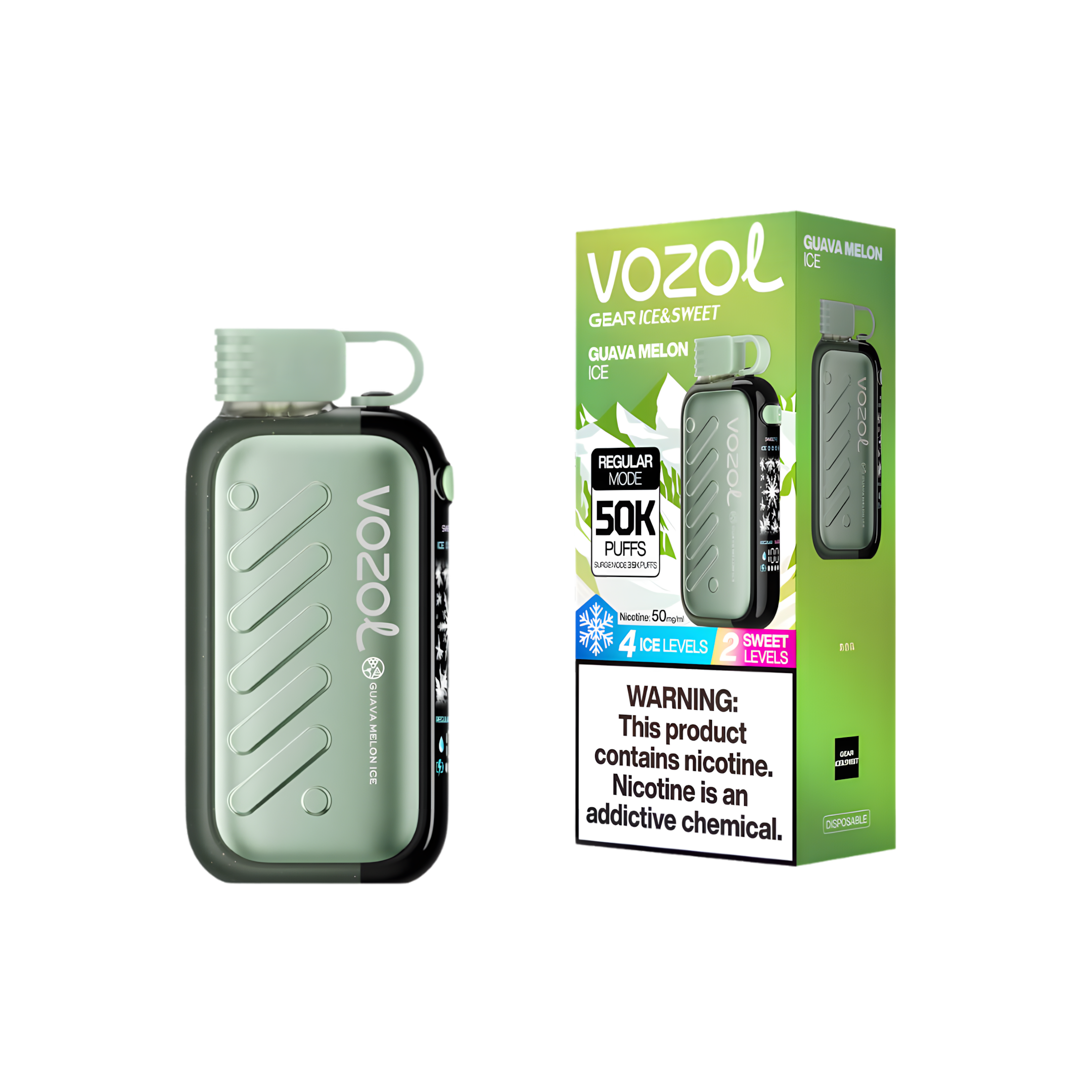 vozol-gear-50-guava-melon-ice - product photo