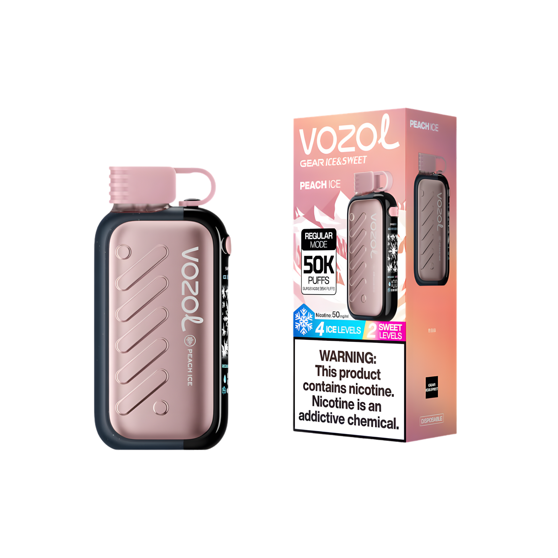 vozol-gear-50-peach-ice- product photo