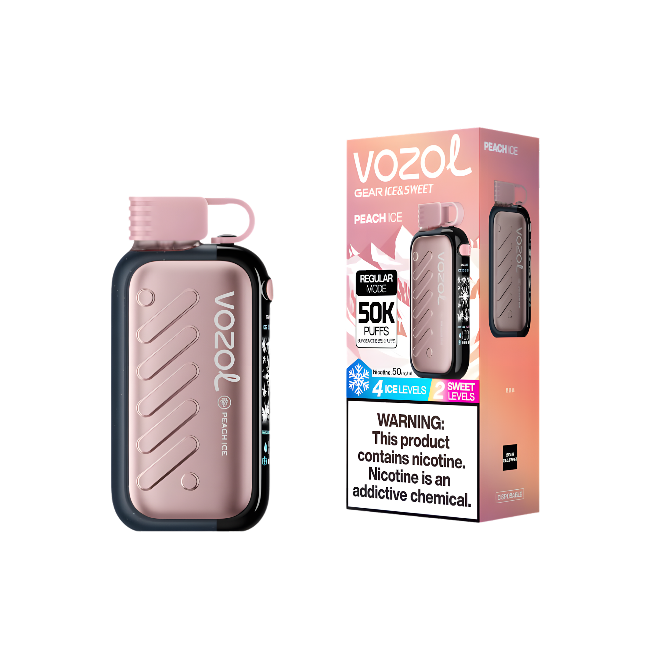 vozol-gear-50-peach-ice- product photo