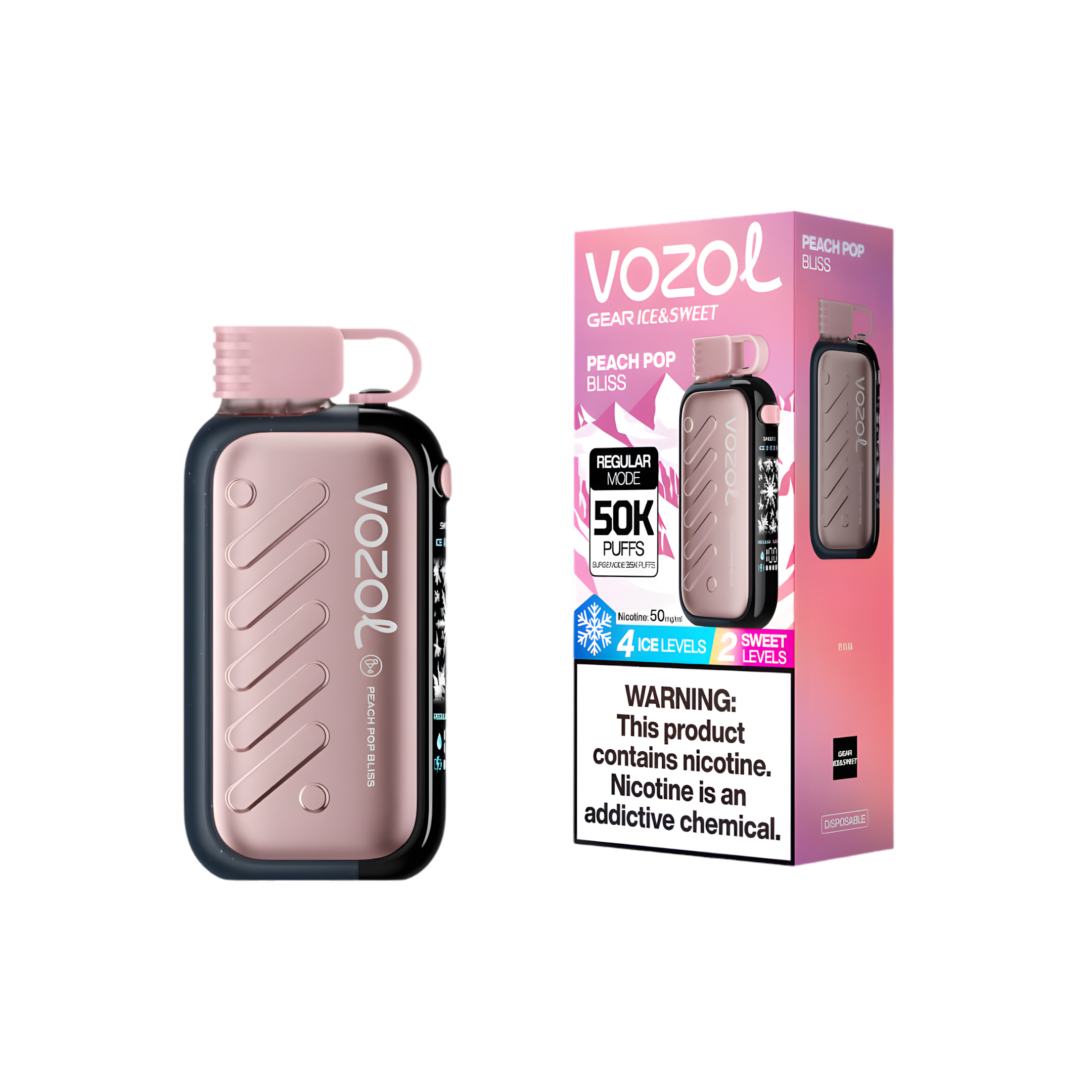 vozol-gear-50-peach-pop-bliss- product photo