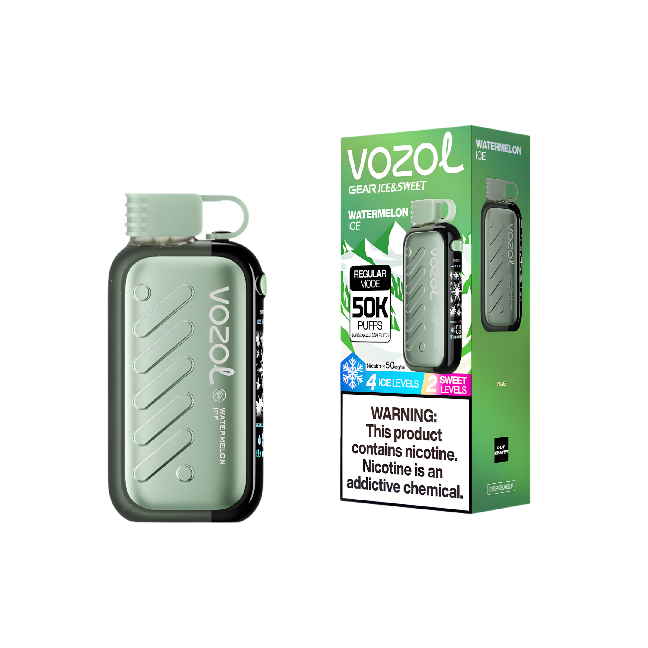 VOZOL Gear Ice & Sweet 50000 | 50,000 Puffs, 30 Flavours | 18+ Vapeglobalstore.com VOZOL Gear Ice & Sweet 50000 | 50,000 Puffs, 30 Flavours | 18+ Vapeglobalstore.com