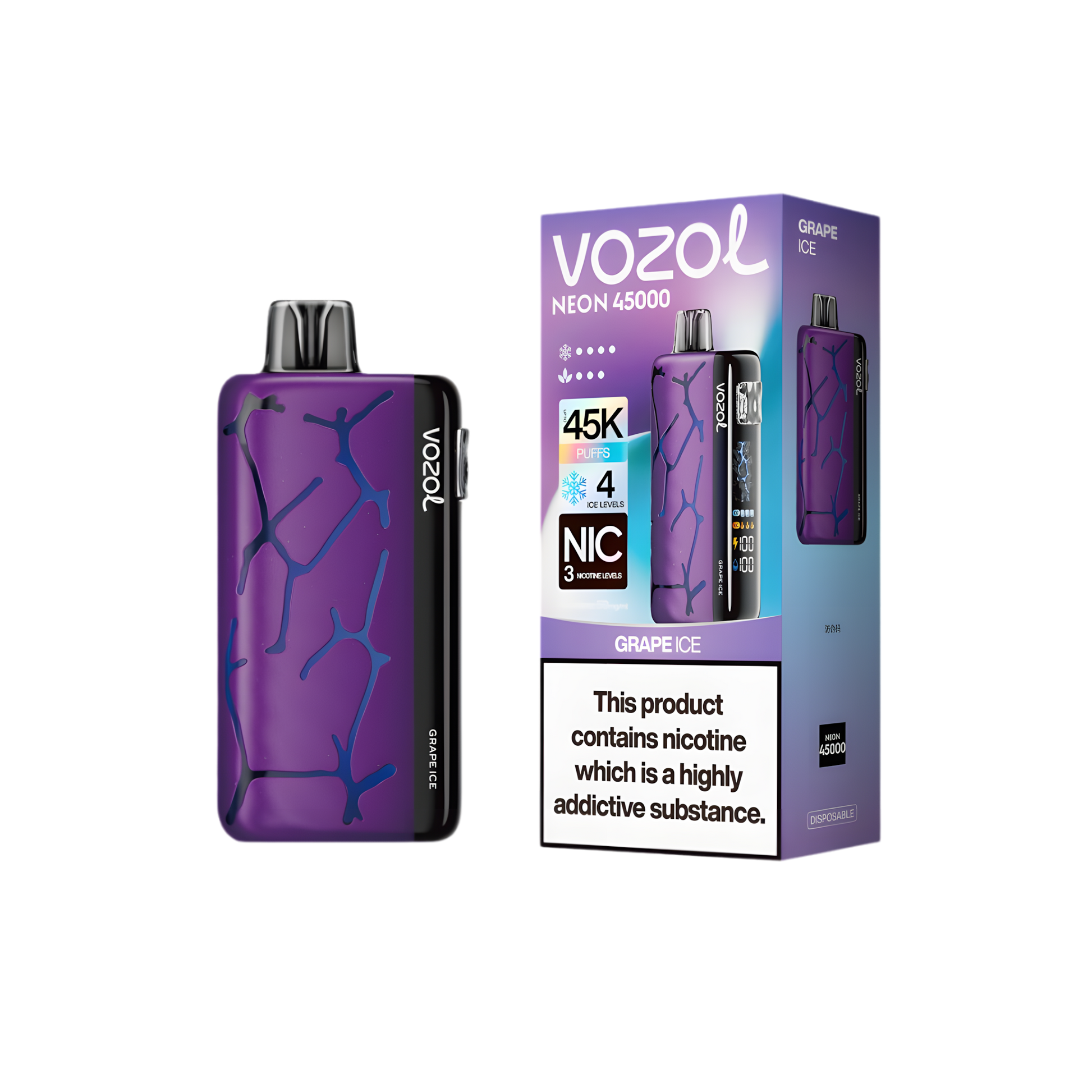 vozol-neon-45000-grape-ice-product photo