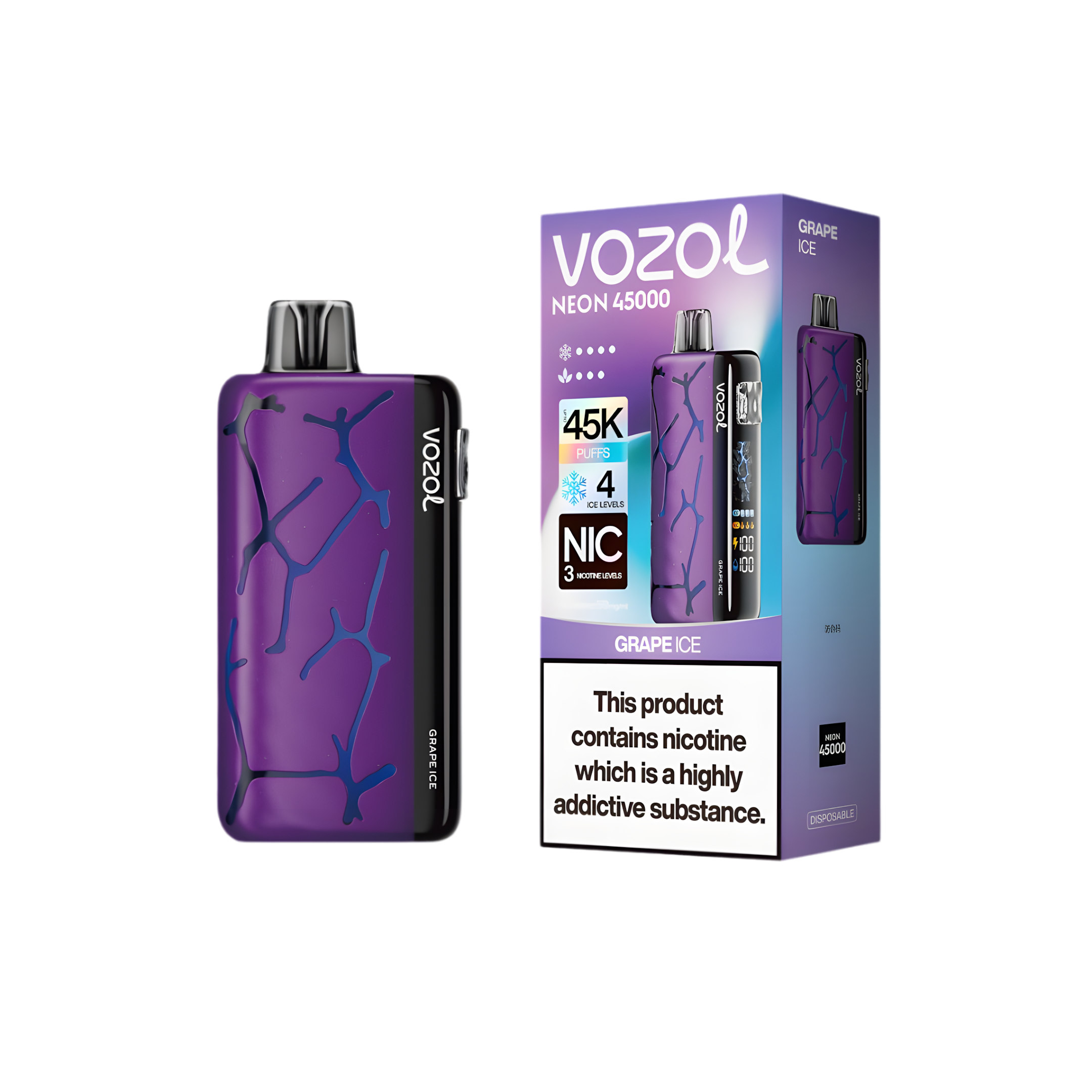 vozol-neon-45000-grape-ice-product photo