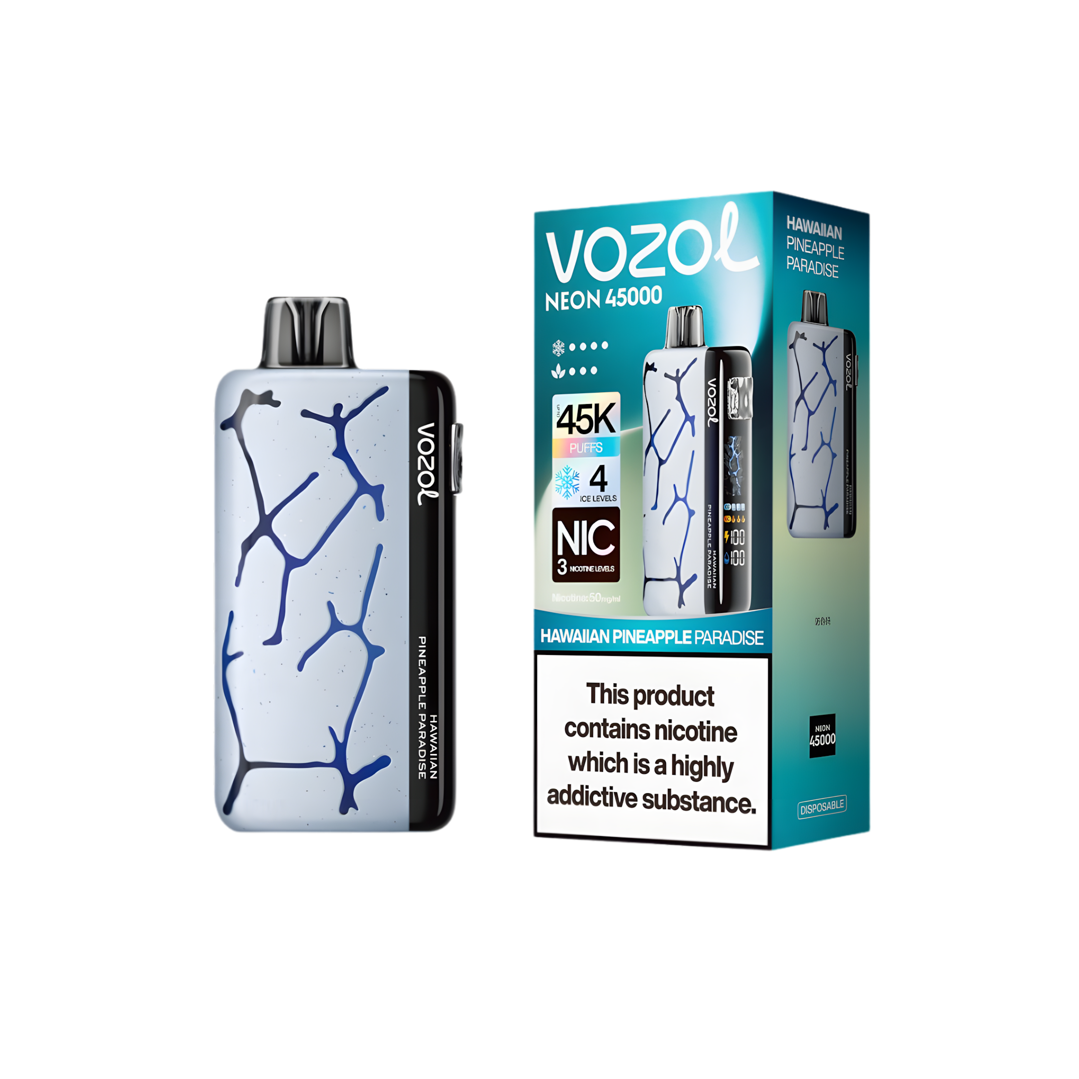 vozol-neon-45000-hawaiian-pineapple-paradise-product photo