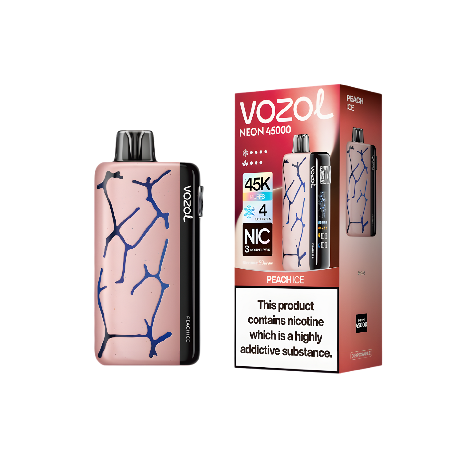 vozol-neon-45000-peach-ice-product photo