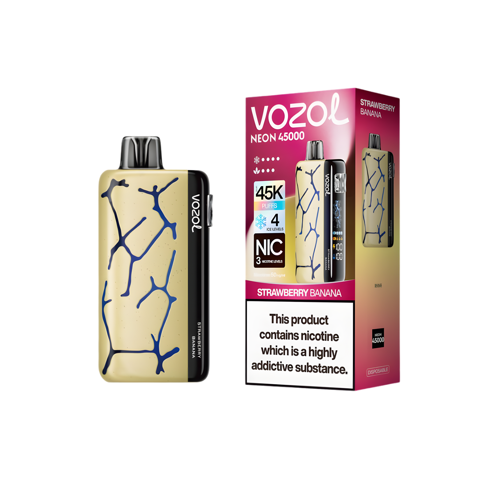 vozol-neon-45000-strawberry-banana-product photo