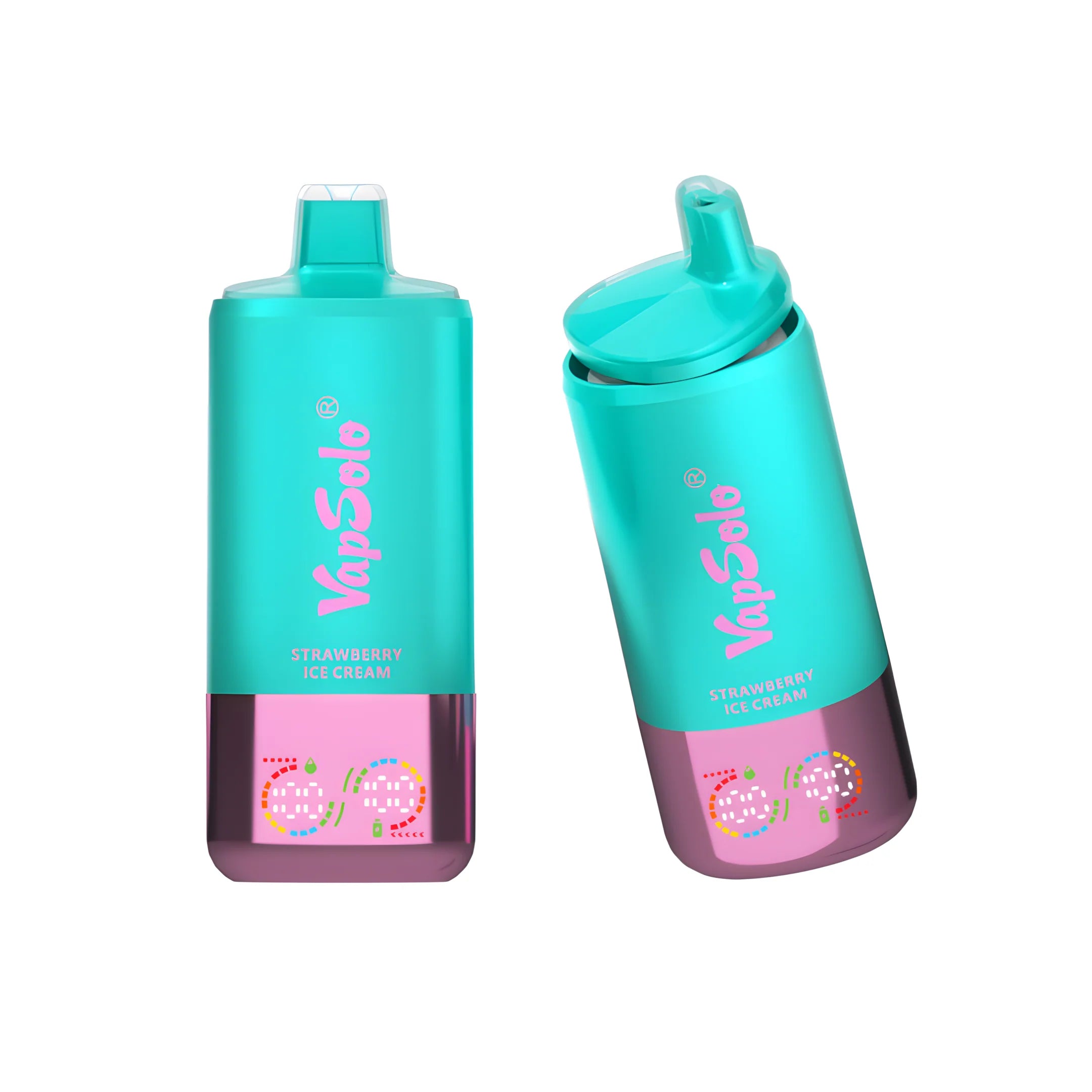 VAPSOLO TRIPLE PRO 60000 Watermelon Ice & Strawberry Ice Cream & Triple Melon 5% – termékfotó