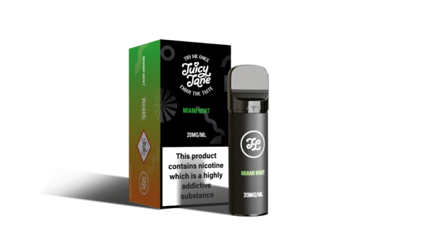 Juicy Jane Pod Pod Miami Mint 2% Nicotine | Best Disposable Vape