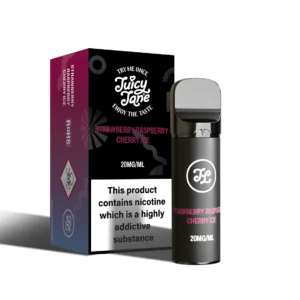 Juicy Jane Pod Pod Strawberry Raspberry Cherry Ice 2% Nicotine | Best Disposable Vape