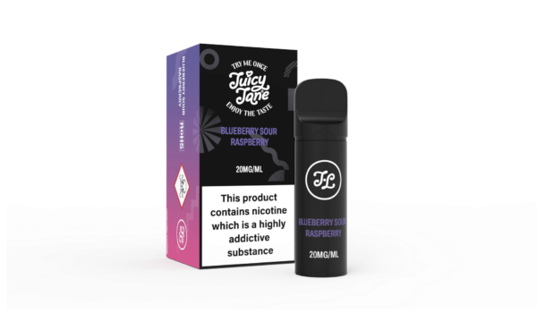 Juicy Jane Pod Pod Blueberry Sour Raspberry 2% Nicotine | Best Disposable Vape