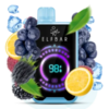 Blueberry Razz Lemon Elf Bar flavor blends blueberry and razz lemon.