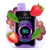 Strawberry Grape Elf Bar flavor blends strawberry and grape.