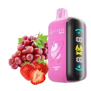 ElfBar Raya D3 Strawberry Grape 5% Nicotine