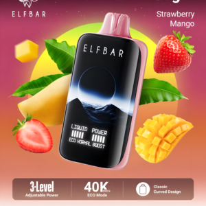 ELF BAR MOON NIGHT 40000 Strawberry Mango 5% Nicotine